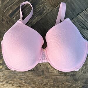 Natori 105951 Jacquard Full Fit Contour Underwire Pink Bra – 34DDD